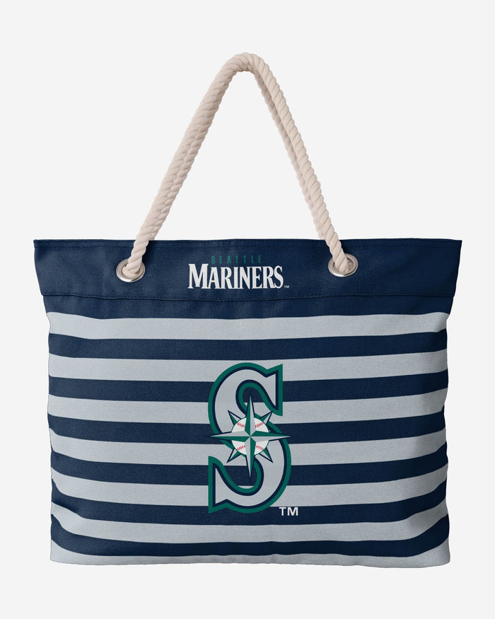 Seattle Mariners Nautical Stripe Tote Bag FOCO - FOCO.com