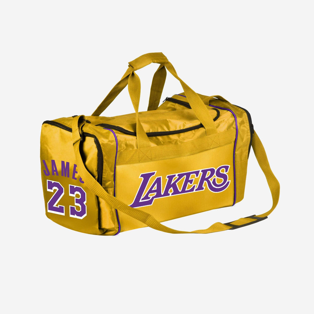 LeBron James Los Angeles Lakers Core Duffle Bag FOCO - FOCO.com