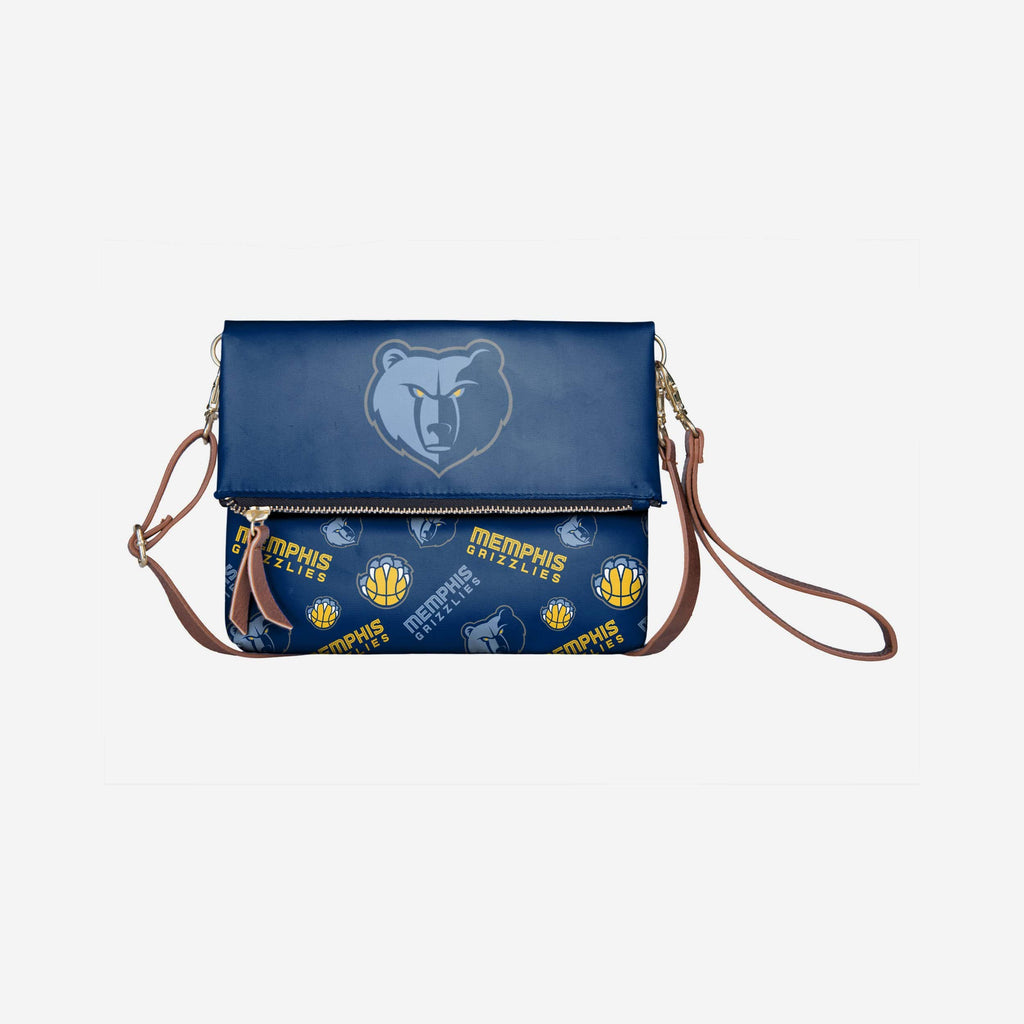 Memphis Grizzlies Printed Collection Foldover Tote Bag FOCO - FOCO.com