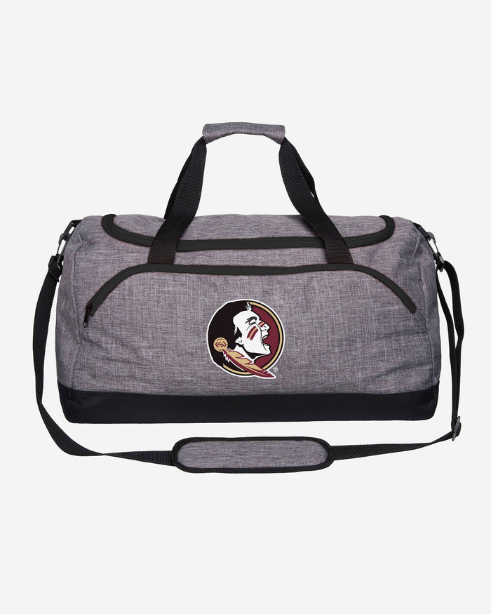 Florida State Seminoles Heather Grey Bold Color Duffle Bag FOCO - FOCO.com