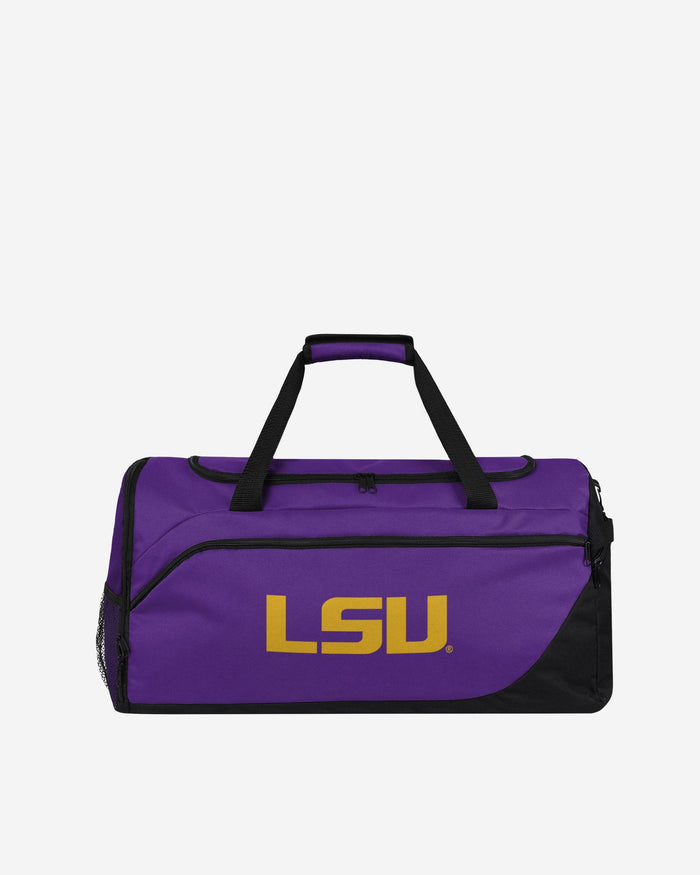 LSU Tigers Solid Big Logo Duffle Bag FOCO - FOCO.com