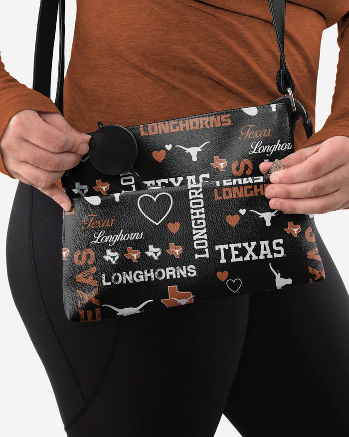 Texas Longhorns Logo Love Crossbody Purse FOCO - FOCO.com