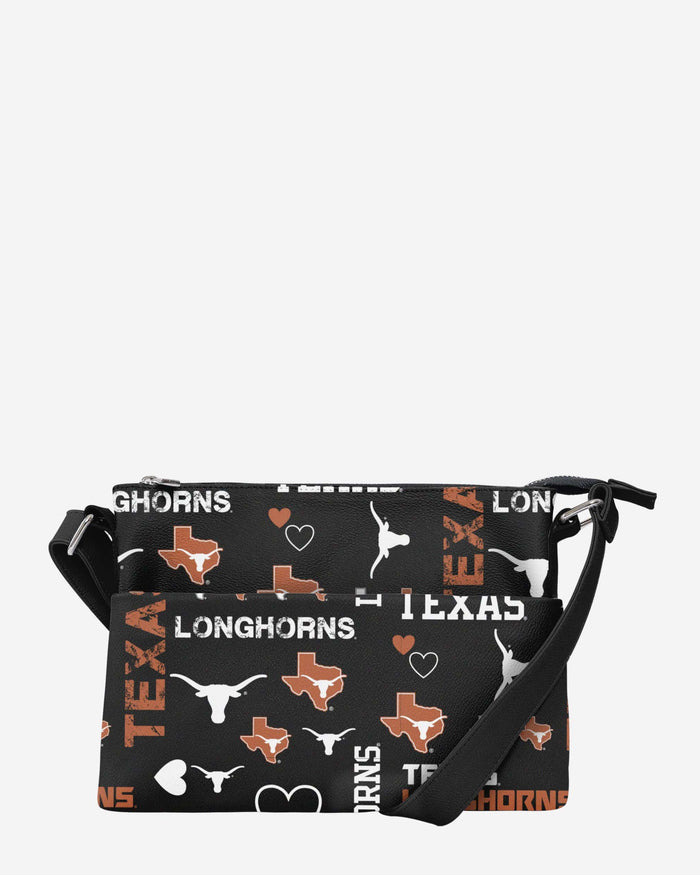 Texas Longhorns Logo Love Crossbody Purse FOCO - FOCO.com