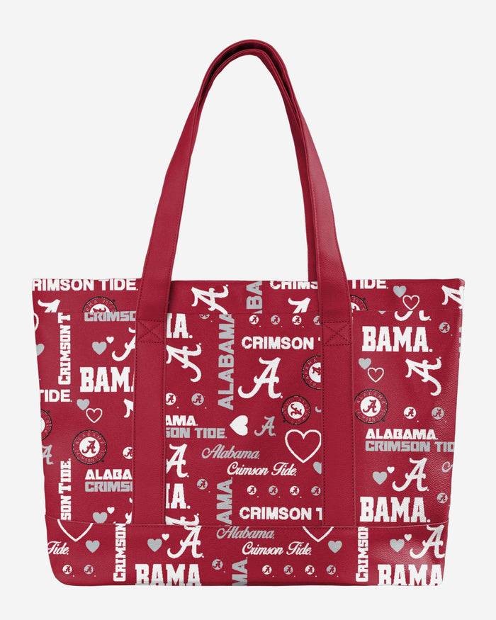 Alabama Crimson Tide Logo Love Tote Bag FOCO - FOCO.com