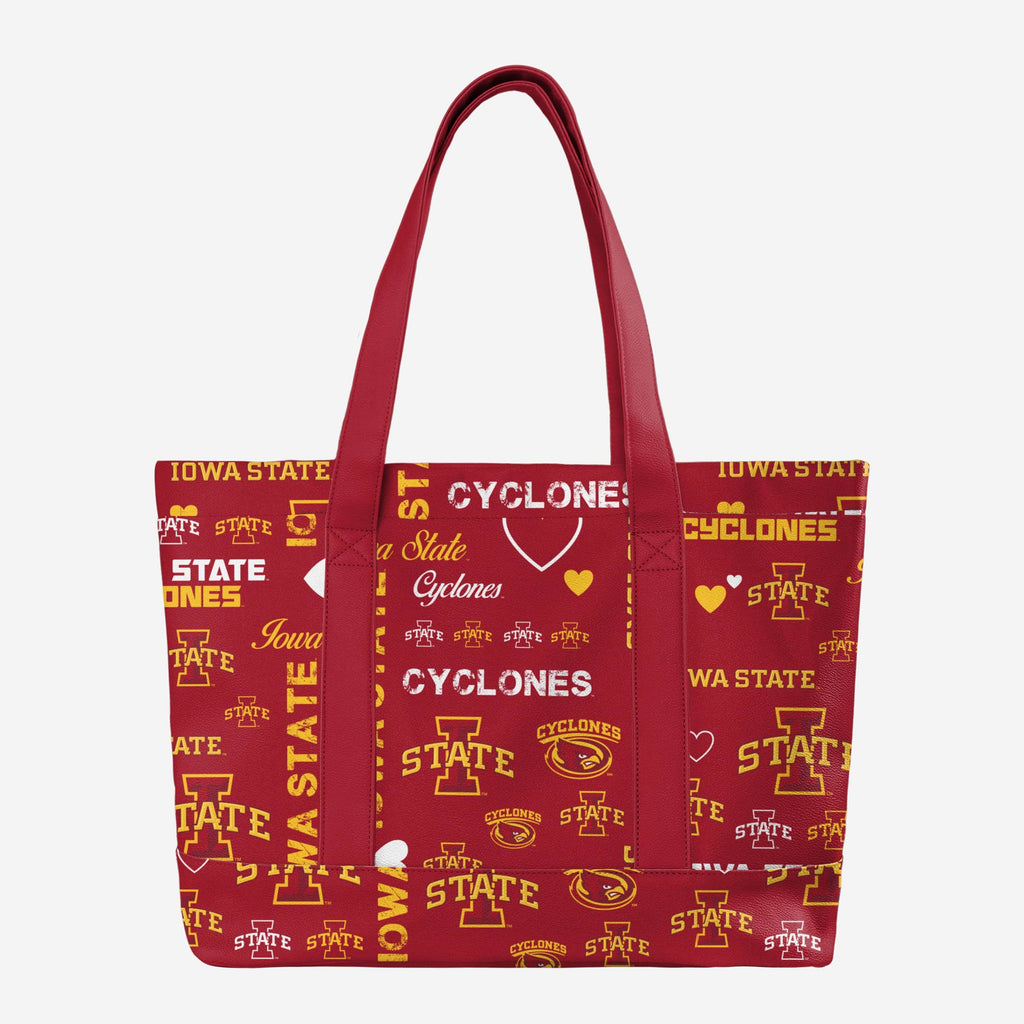 Iowa State Cyclones Logo Love Tote Bag FOCO - FOCO.com