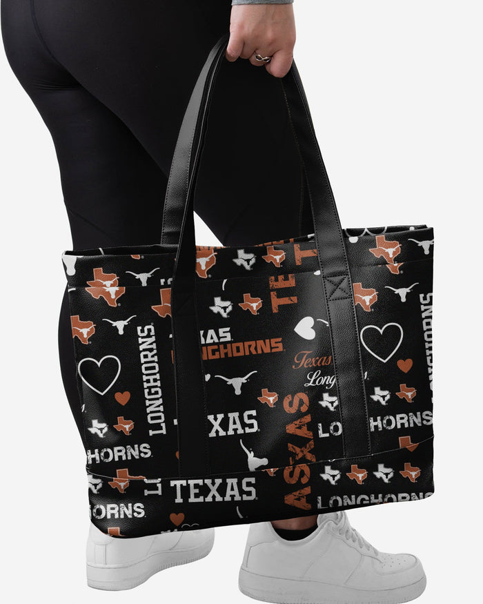Texas Longhorns Logo Love Tote Bag FOCO - FOCO.com