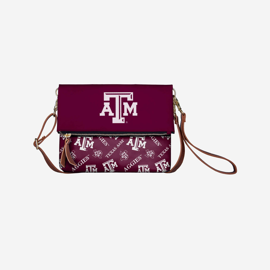 Texas A&M Aggies Printed Collection Foldover Tote Bag FOCO - FOCO.com