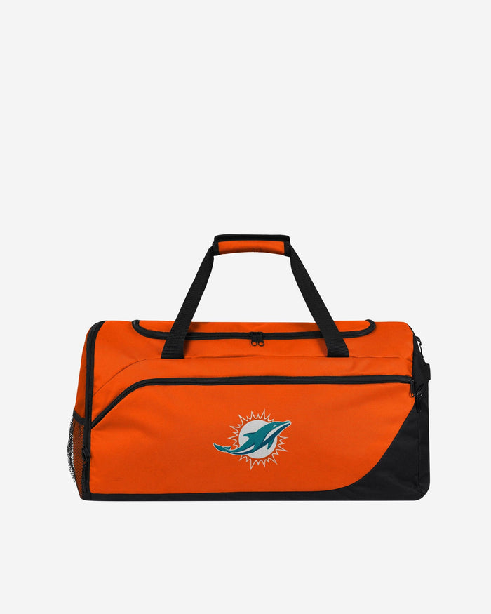 Miami Dolphins Solid Big Logo Duffle Bag FOCO - FOCO.com