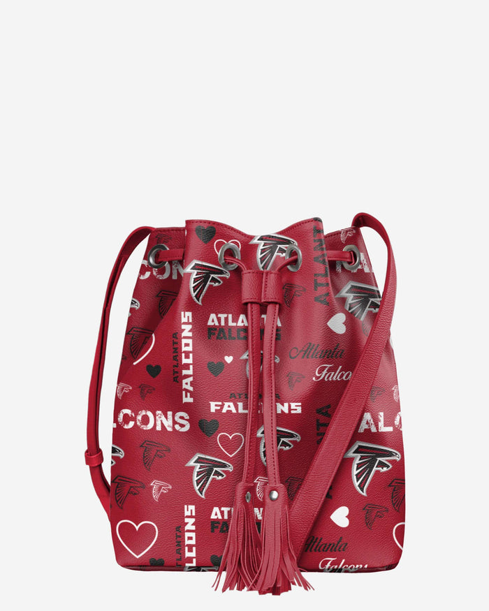 Atlanta Falcons Logo Love Cinch Purse FOCO - FOCO.com