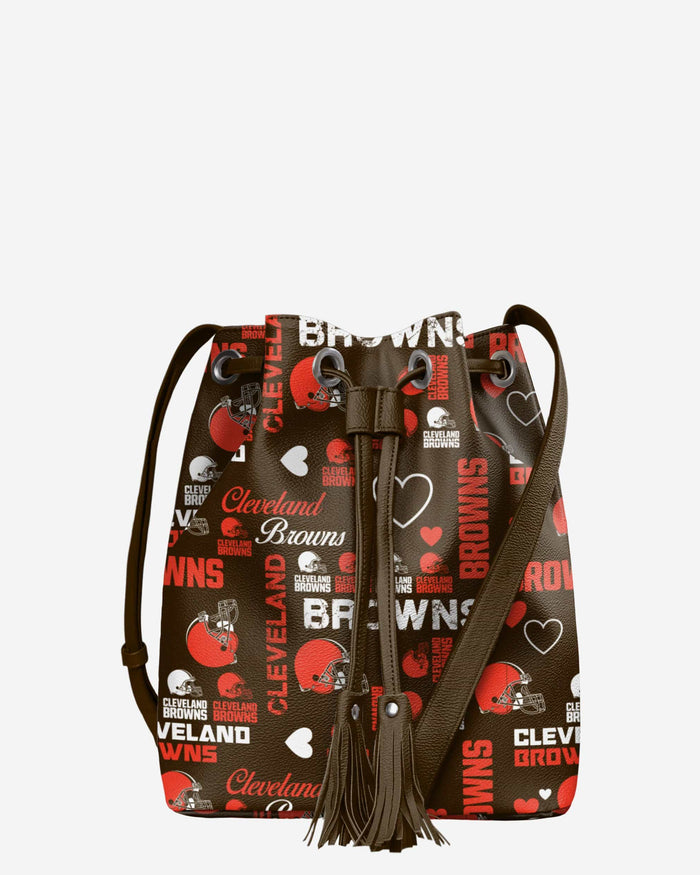Cleveland Browns Logo Love Cinch Purse FOCO - FOCO.com