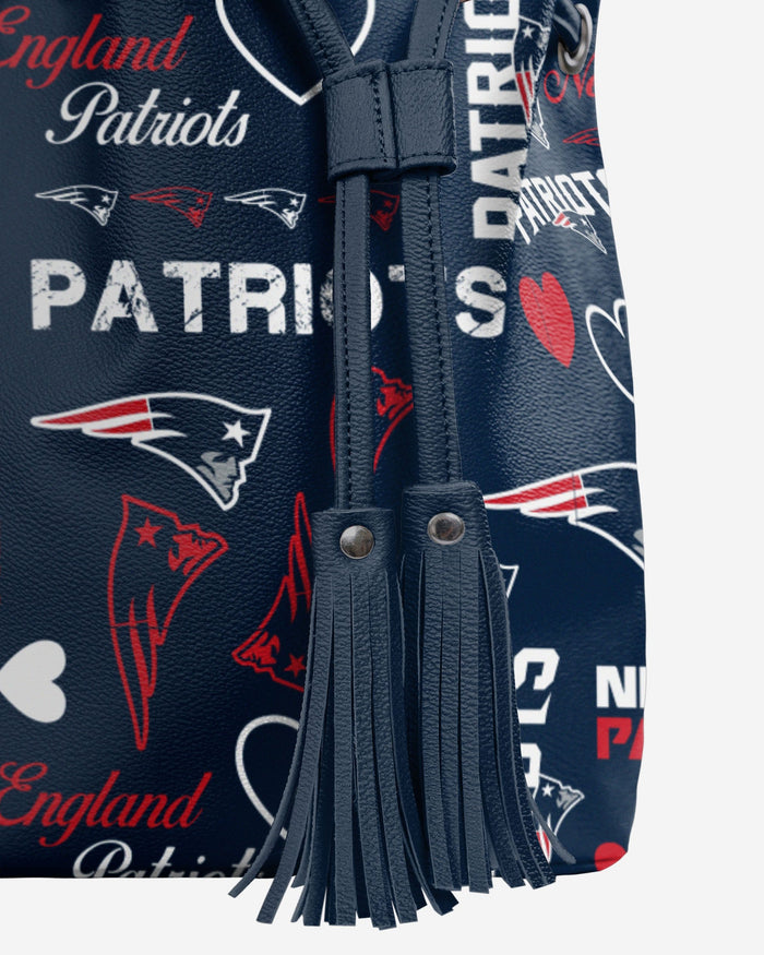 New England Patriots Logo Love Cinch Purse FOCO - FOCO.com
