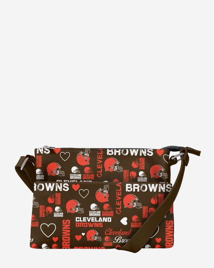 Cleveland Browns Logo Love Crossbody Purse FOCO - FOCO.com