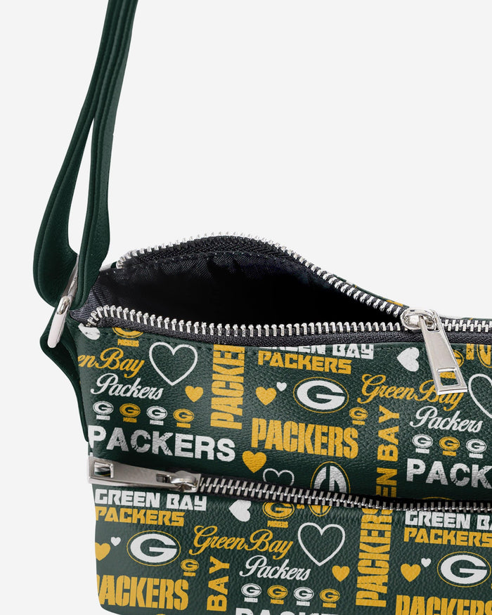 Green Bay Packers Logo Love Crossbody Purse FOCO - FOCO.com