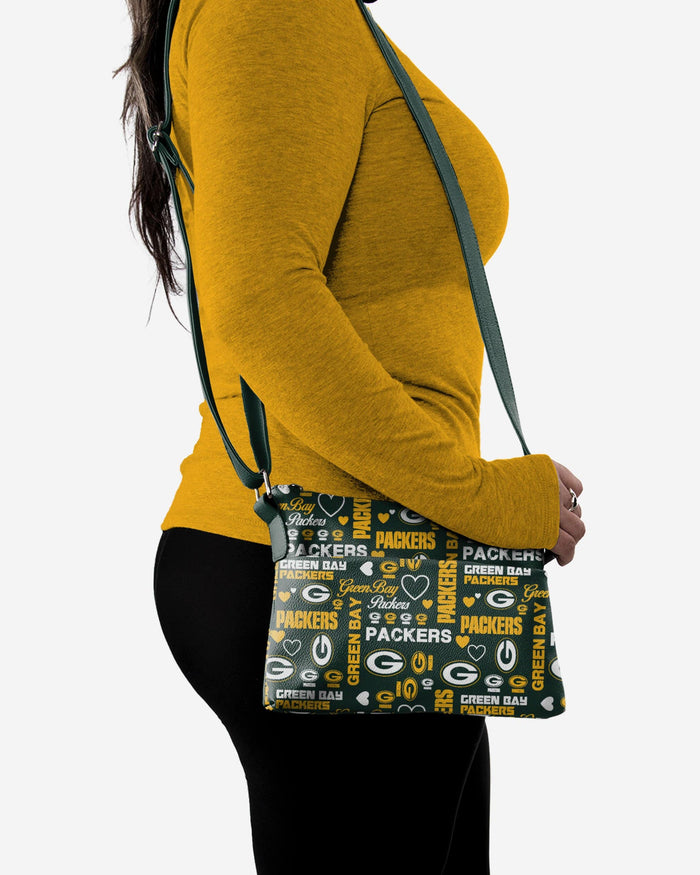 Green Bay Packers Logo Love Crossbody Purse FOCO - FOCO.com