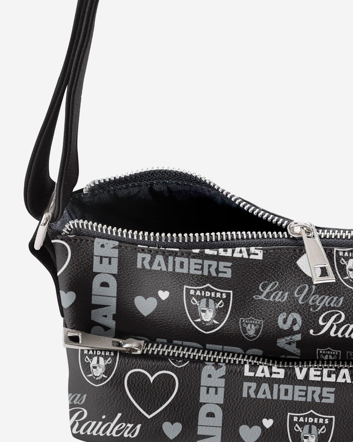 Las Vegas Raiders Logo Love Crossbody Purse FOCO - FOCO.com