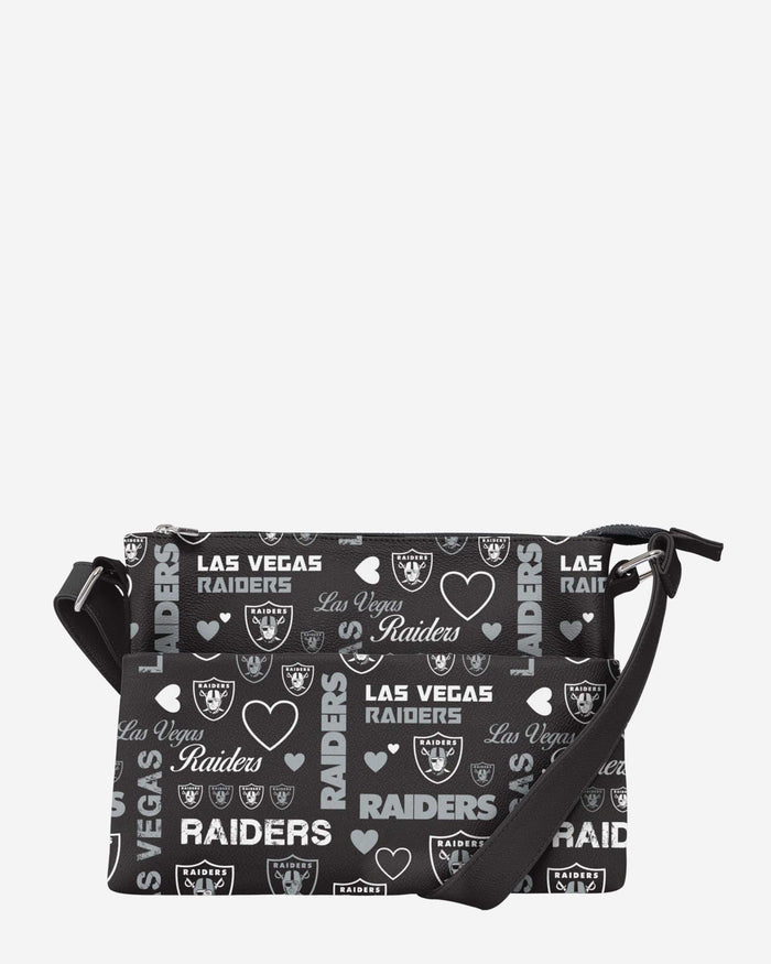 Las Vegas Raiders Logo Love Crossbody Purse FOCO - FOCO.com