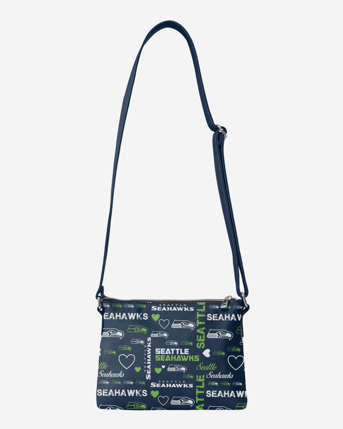 Seattle Seahawks Logo Love Crossbody Purse FOCO - FOCO.com