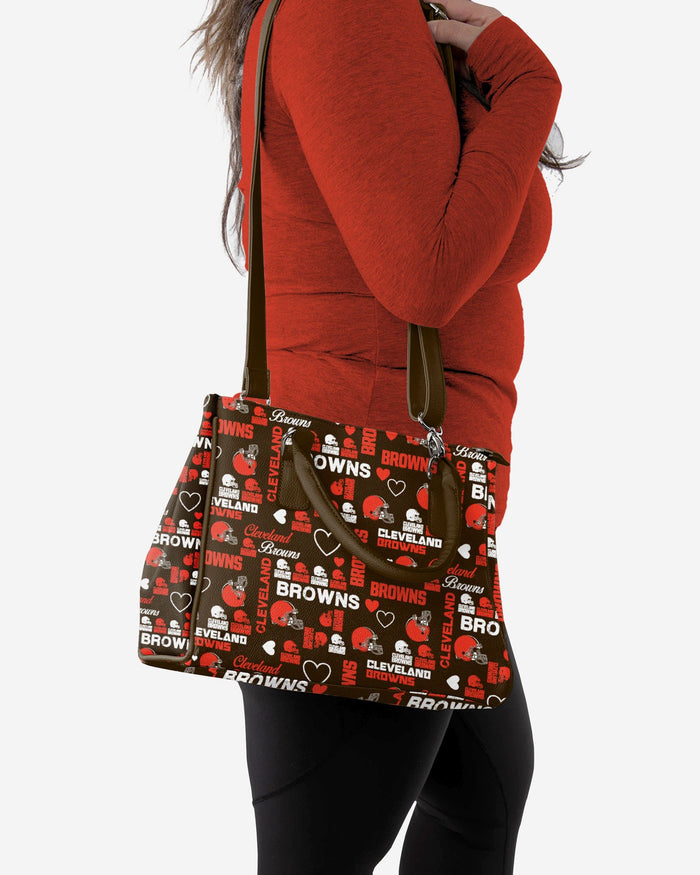 Cleveland Browns Logo Love Purse FOCO - FOCO.com