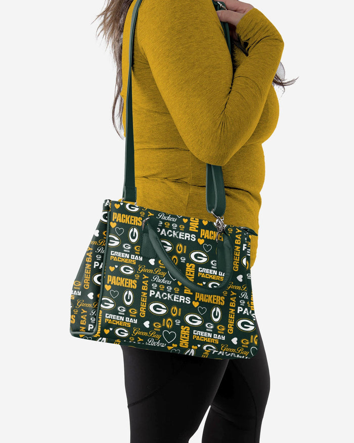 Green Bay Packers Logo Love Purse FOCO - FOCO.com