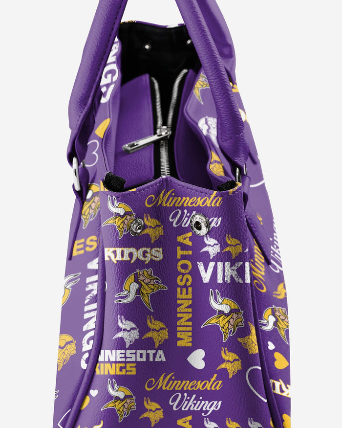 Minnesota Vikings Logo Love Purse FOCO - FOCO.com