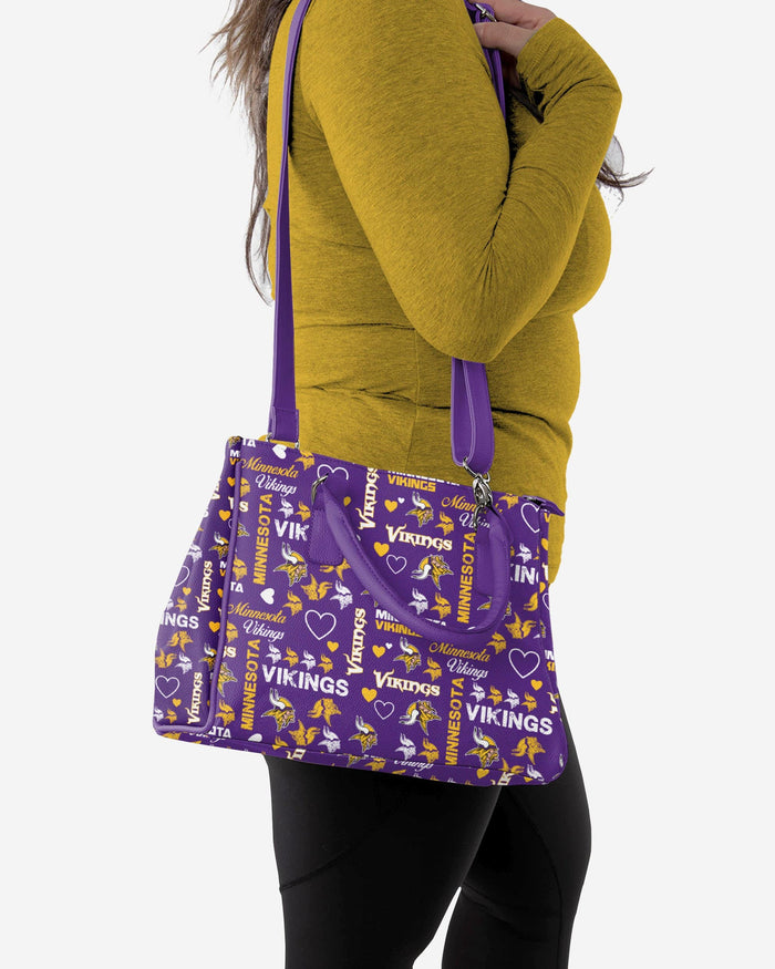 Minnesota Vikings Logo Love Purse FOCO - FOCO.com