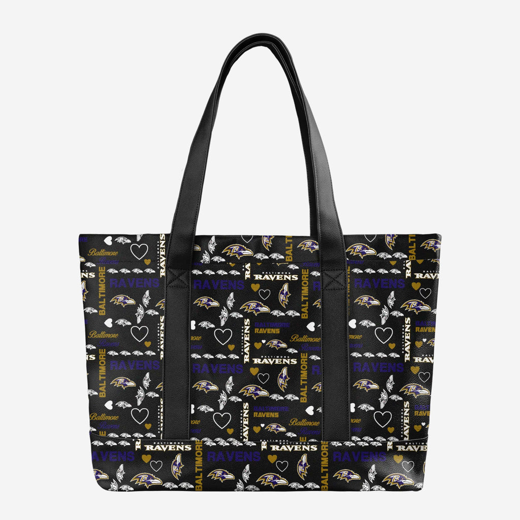 Baltimore Ravens Logo Love Tote Bag FOCO - FOCO.com