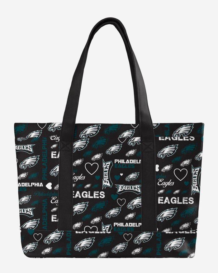 Philadelphia Eagles Logo Love Tote Bag FOCO - FOCO.com
