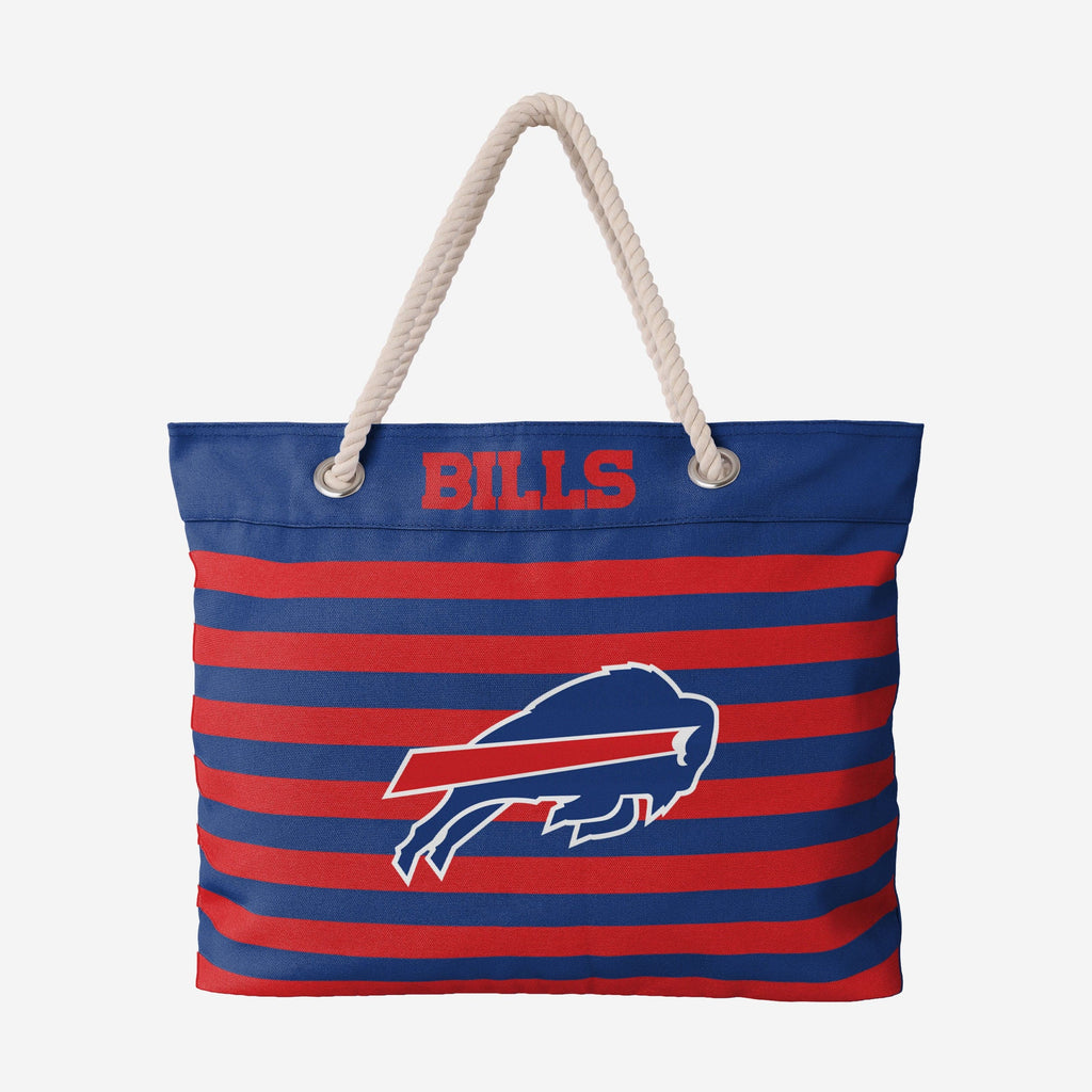 Buffalo Bills Nautical Stripe Tote Bag FOCO - FOCO.com