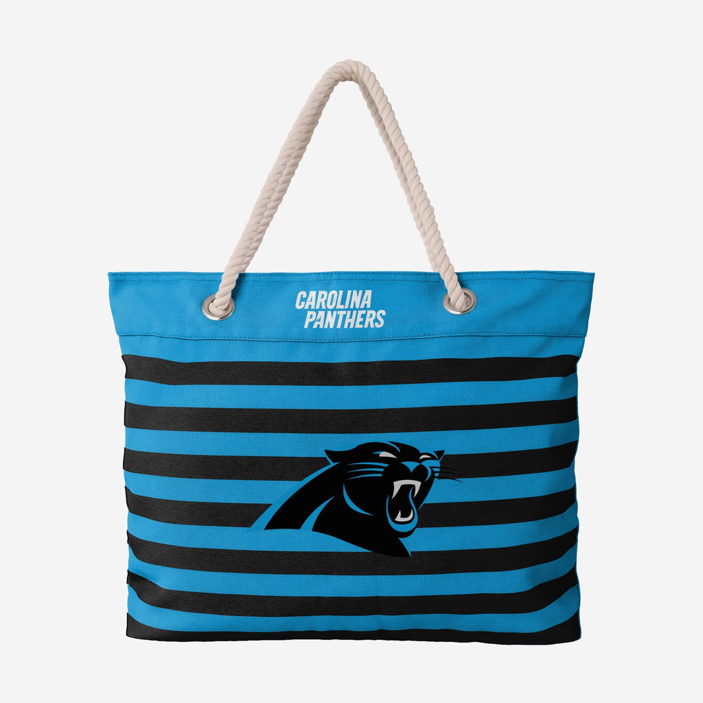 Carolina Panthers Nautical Stripe Tote Bag FOCO - FOCO.com