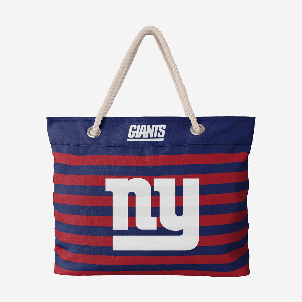 New York Giants Nautical Stripe Tote Bag FOCO - FOCO.com