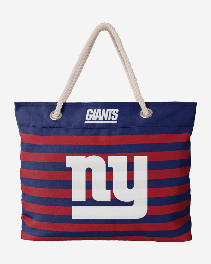 New York Giants Nautical Stripe Tote Bag FOCO - FOCO.com