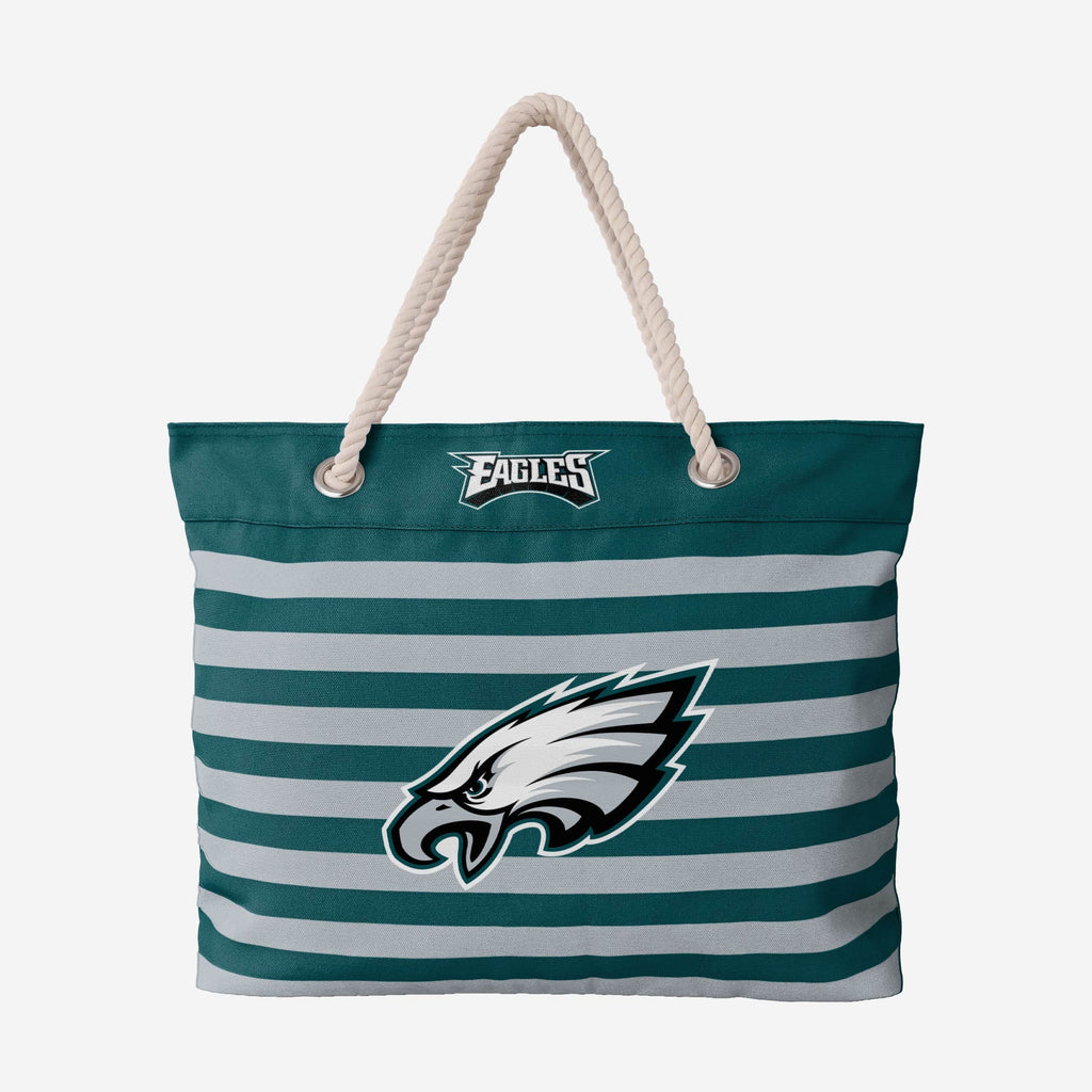 Philadelphia Eagles Nautical Stripe Tote FOCO - FOCO.com