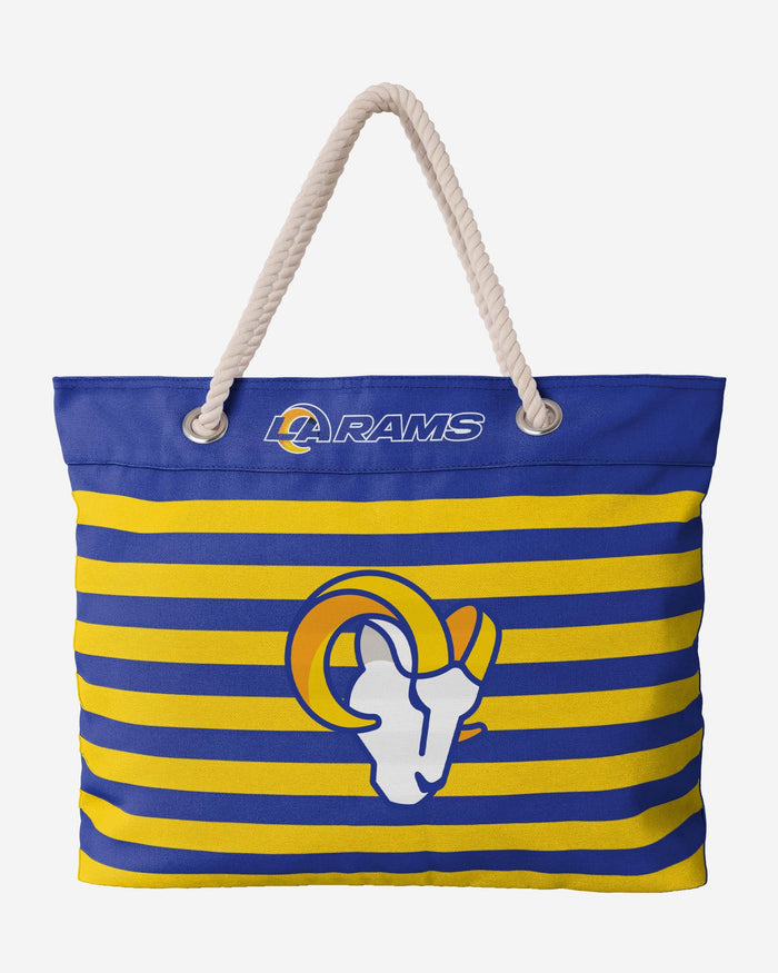 Los Angeles Rams Nautical Stripe Tote Bag FOCO - FOCO.com