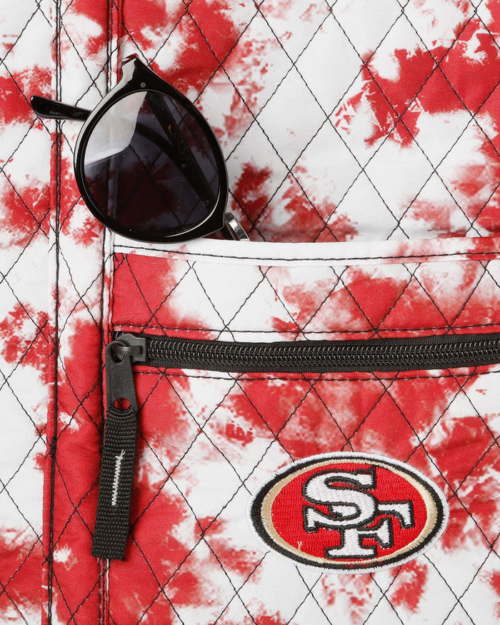 San Francisco 49ers Tie-Dye Takeaway Tote Bag FOCO - FOCO.com