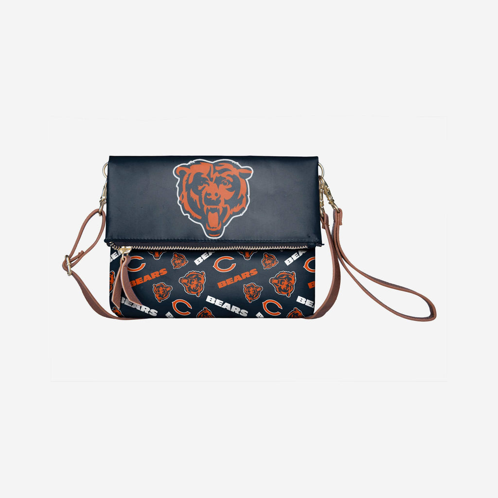 Chicago Bears Printed Collection Foldover Tote Bag FOCO - FOCO.com