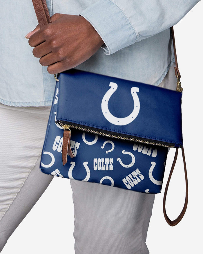 Indianapolis Colts Printed Collection Foldover Tote Bag FOCO - FOCO.com