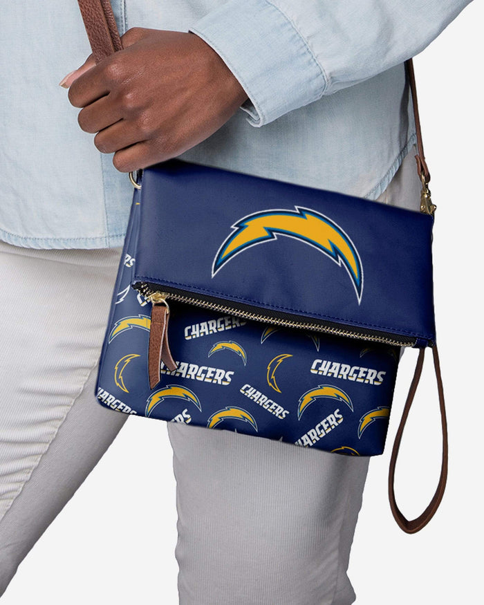 Los Angeles Chargers Printed Collection Foldover Tote Bag FOCO - FOCO.com