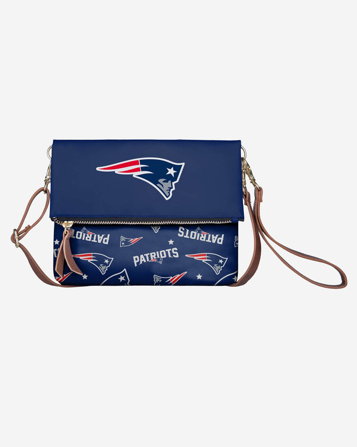 New England Patriots Printed Collection Foldover Tote Bag FOCO - FOCO.com
