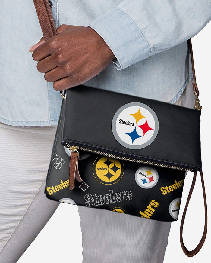Pittsburgh Steelers Printed Collection Foldover Tote Bag FOCO - FOCO.com