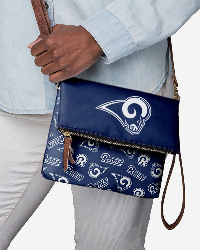 Los Angeles Rams Printed Collection Foldover Tote Bag FOCO - FOCO.com