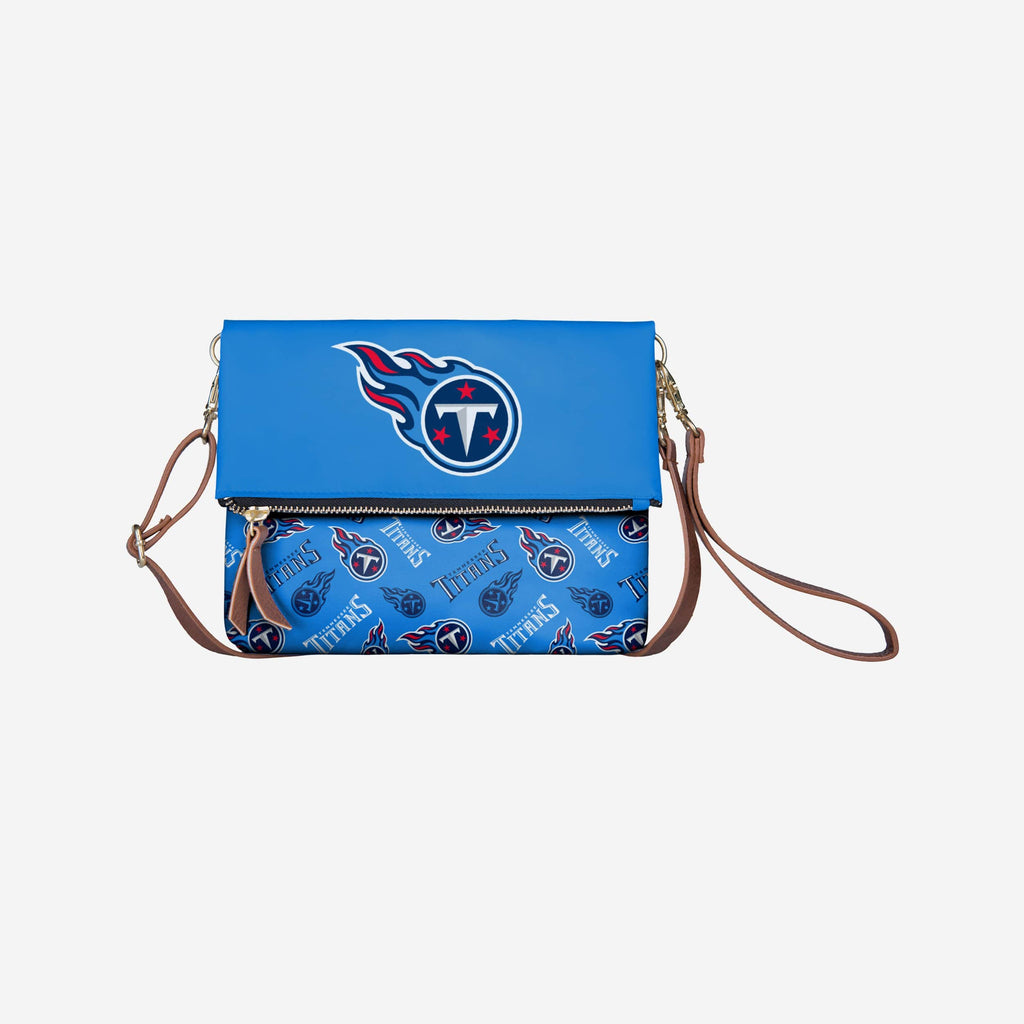 Tennessee Titans Printed Collection Foldover Tote Bag FOCO - FOCO.com