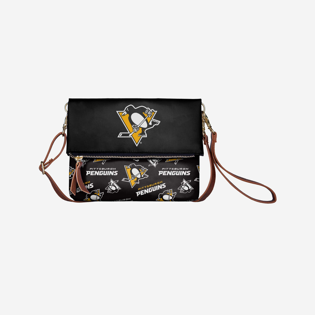 Pittsburgh Penguins Printed Collection Foldover Tote Bag FOCO - FOCO.com