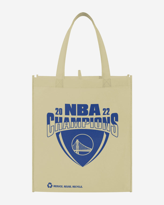 Golden State Warriors 2022 NBA Champions Printed Reusable Grocery Tote Bag FOCO - FOCO.com