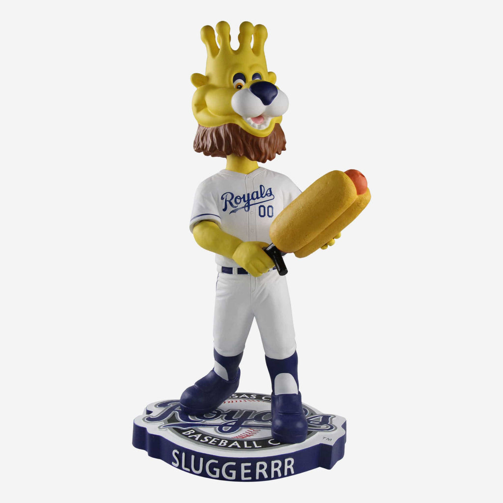 Sluggerrr Kansas City Royals 18 in Mascot Bobblehead FOCO - FOCO.com