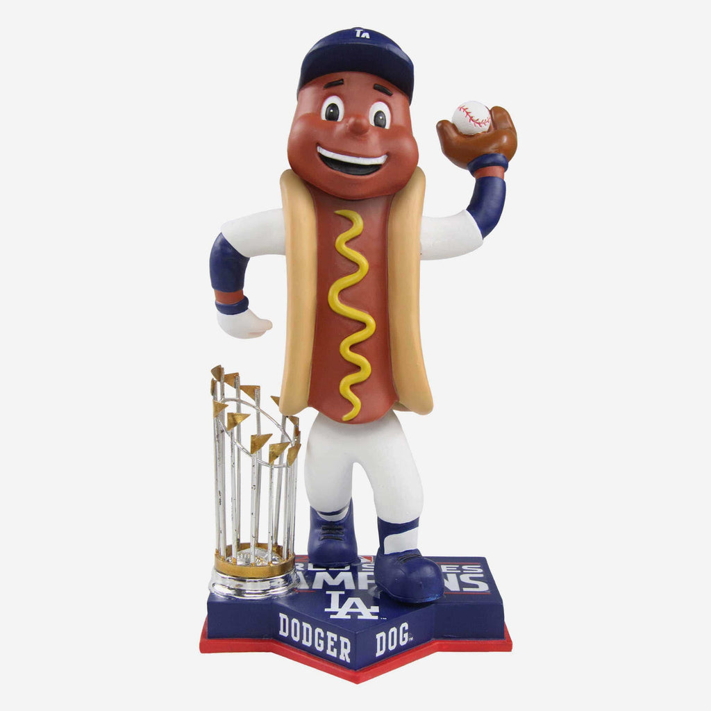 Dodger Dog Los Angeles Dodgers 2020 World Series Champions 3 Ft Bobblehead FOCO - FOCO.com