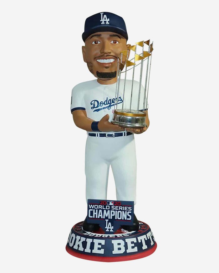 Mookie Betts Los Angeles Dodgers 2020 World Series Champions 3 Ft Bobblehead FOCO - FOCO.com