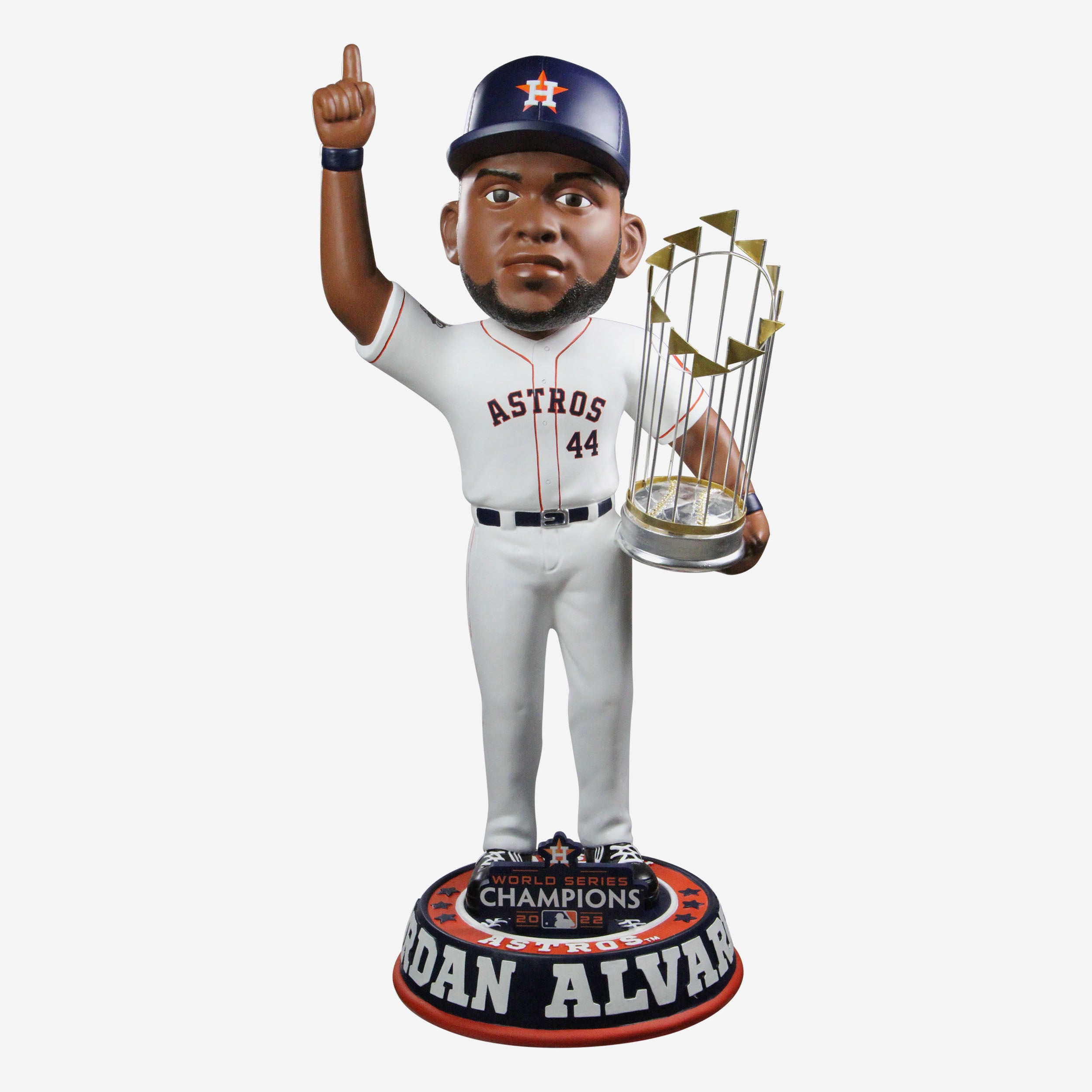 Yordan Alvarez Houston Astros Navy Blue Uniform 2022 World Series Champions Bobblehead Officially Licensed by MLB