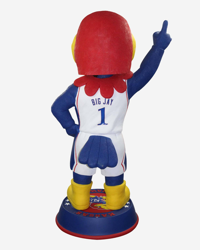 Big Jay Kansas Jayhawks White Jersey 3 Ft Mascot Bobblehead FOCO - FOCO.com