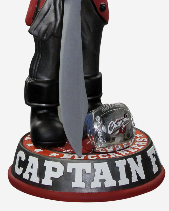 Captain Fear Tampa Bay Buccaneers Super Bowl LV Champions 3 Ft Mascot Bobblehead FOCO - FOCO.com