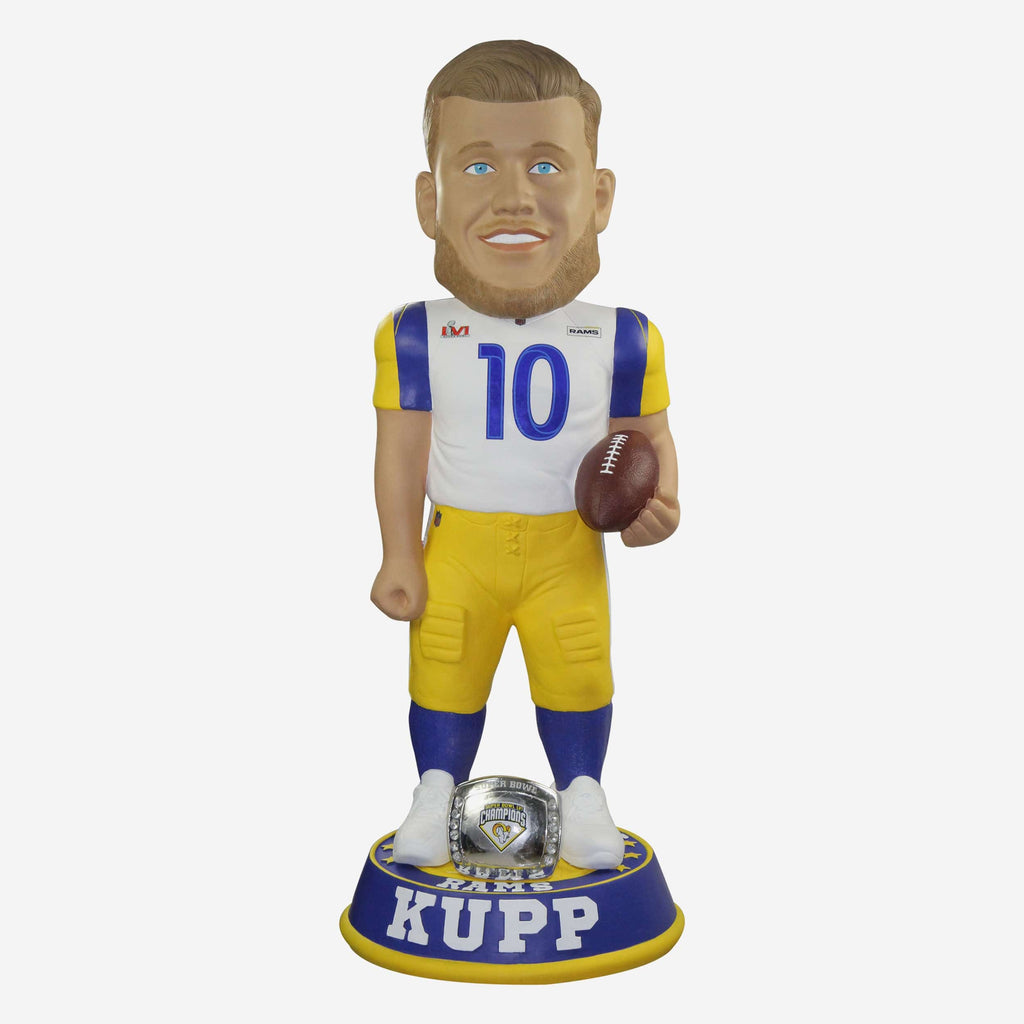 Cooper Kupp Los Angeles Rams Super Bowl LVI Champions 3 Ft Bobblehead FOCO - FOCO.com